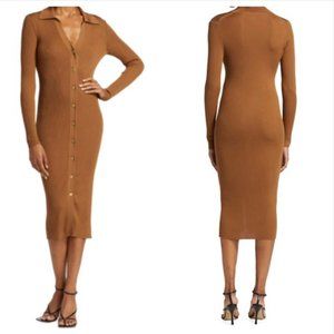 NWOT Alice + Olivia Alcina Button-Down Polo Dress